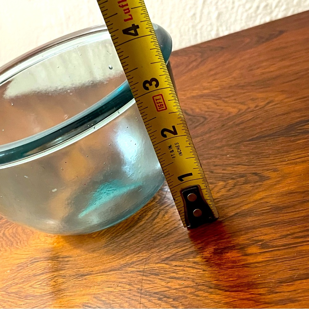 Thick Vintage Glass Bowl - Picture 4 of 6